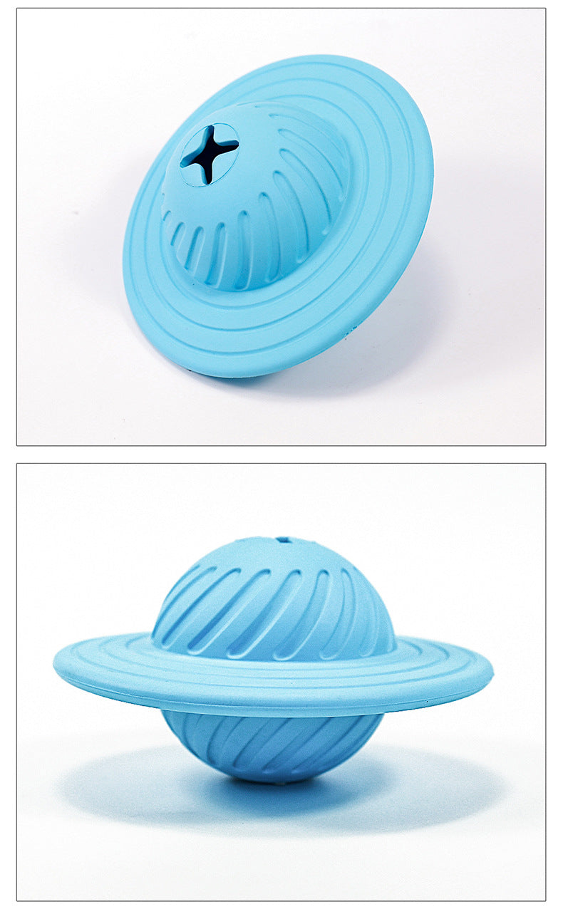SnackSpin™ Flying Disc Dog Toy – Multi-Function Treat Dispenser & Bite-Resistant Pet Toy