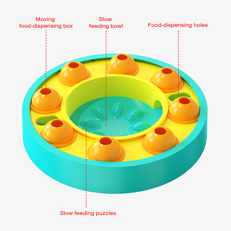 PlayMeal™ Interactive Slow Food Bowl – Puzzle Feeder Toy for Healthy Eating & Mental Stimulation