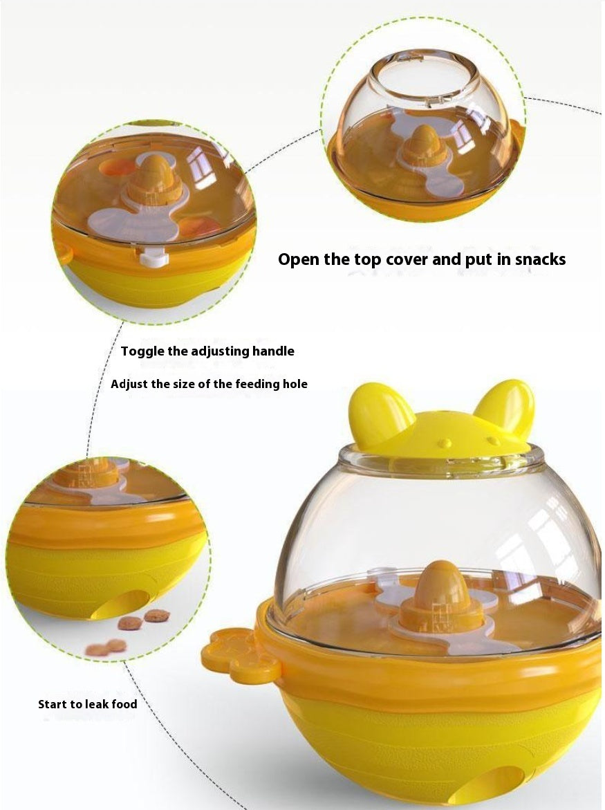 SnackTumbler™ Interactive Dog Treat Dispenser – Leakage Food Feeder Puzzle Toy