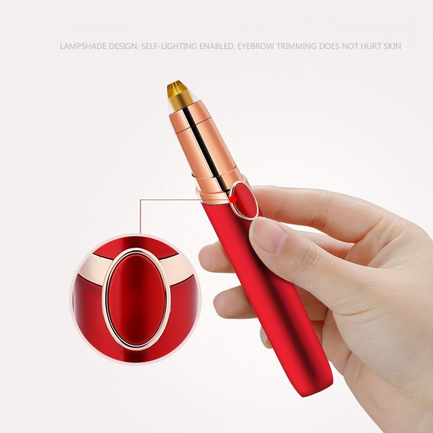 Rechargeable Eyebrow Razor, 1pc