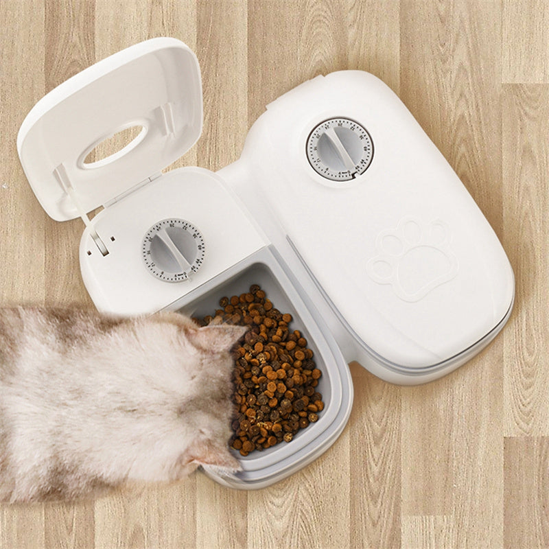 PetFeast™ Smart Automatic Pet Feeder – Timer Food Dispenser with Stainless Steel Bowl for Cats & Dogs