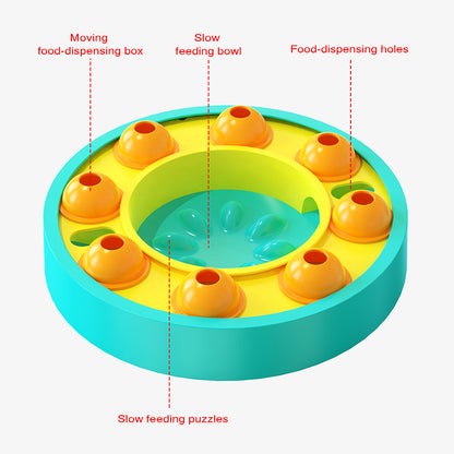 PlayMeal™ Interactive Slow Food Bowl – Puzzle Feeder Toy for Healthy Eating & Mental Stimulation