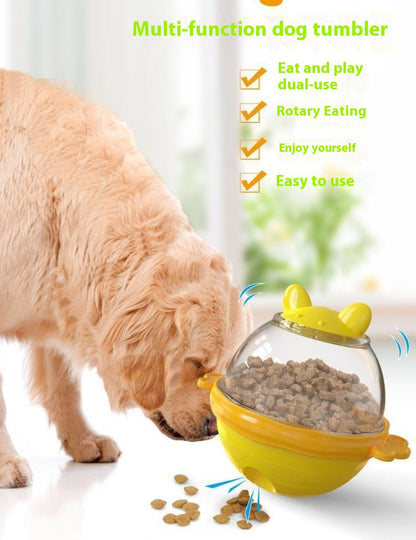 SnackTumbler™ Interactive Dog Treat Dispenser – Leakage Food Feeder Puzzle Toy