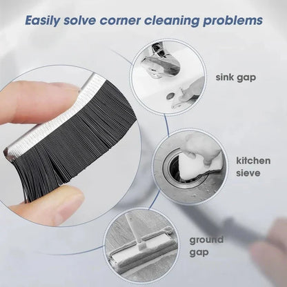 Hard Bristled Crevice Cleaning Brush - Buy 1 Get 1 Free