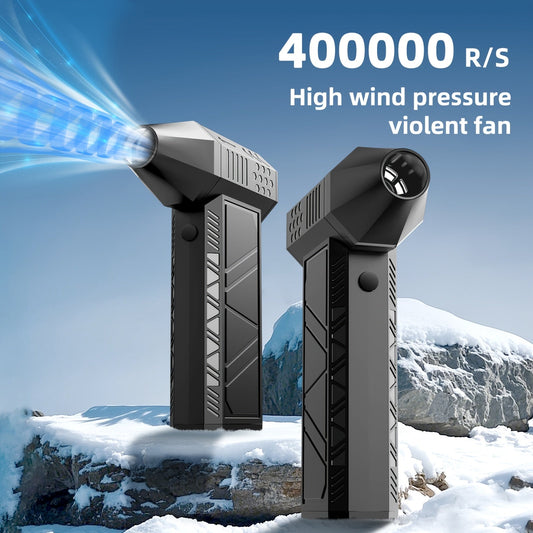 400000 Cordless Electric Compressed Air Duster | Mini Turbine Fan