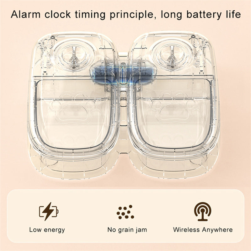 PetFeast™ Smart Automatic Pet Feeder – Timer Food Dispenser with Stainless Steel Bowl for Cats & Dogs