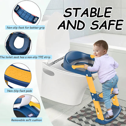 SafeSteps™ Premium Toddler Potty Training Ladder Seat