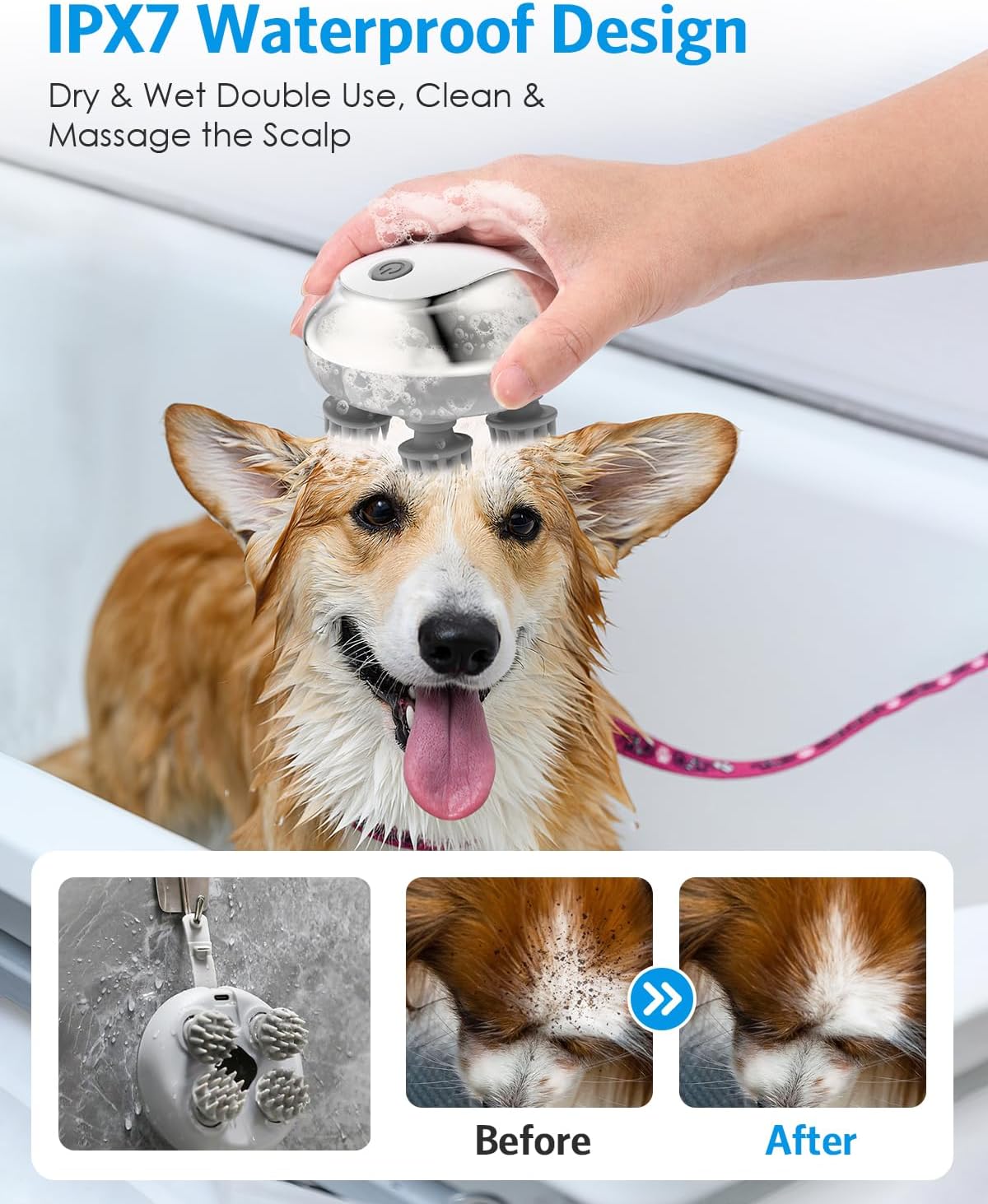 SpaPaws™ Electric Dog & Cat Massager