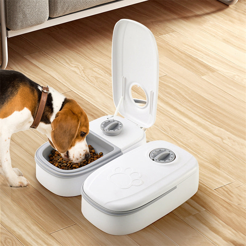 PetFeast™ Smart Automatic Pet Feeder – Timer Food Dispenser with Stainless Steel Bowl for Cats & Dogs
