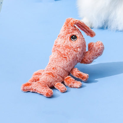 FlipShrimp™ Electric Jumping Cat Toy – USB Rechargeable Interactive Lobster Plush Toy