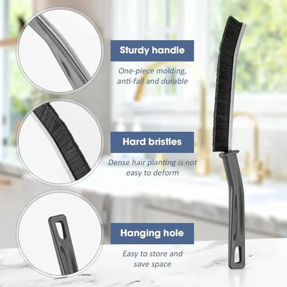 Hard Bristled Crevice Cleaning Brush - Buy 1 Get 1 Free