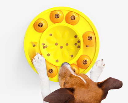 PlayMeal™ Interactive Slow Food Bowl – Puzzle Feeder Toy for Healthy Eating & Mental Stimulation