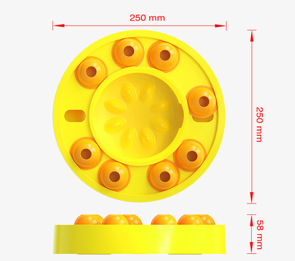 PlayMeal™ Interactive Slow Food Bowl – Puzzle Feeder Toy for Healthy Eating & Mental Stimulation
