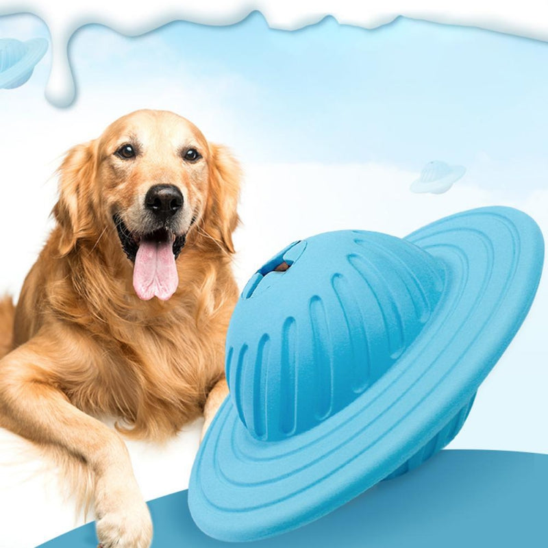 SnackSpin™ Flying Disc Dog Toy – Multi-Function Treat Dispenser & Bite-Resistant Pet Toy