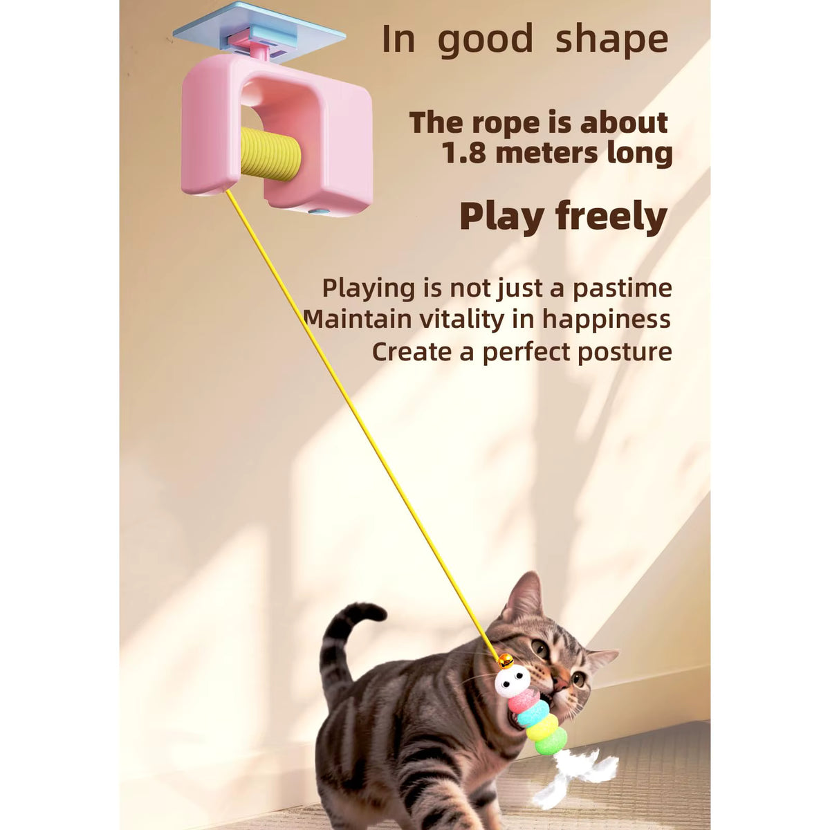 Cat Teaser Hanging Door Yo-Yo Balls