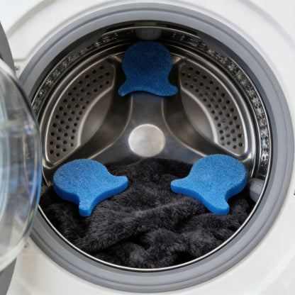 FurClean™ Laundry Pet Hair Remover – Reusable Fish-Shape Hair Catcher (6 Pack)