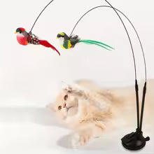 Interactive Cat Teaser Wand Set