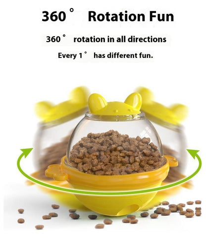 SnackTumbler™ Interactive Dog Treat Dispenser – Leakage Food Feeder Puzzle Toy