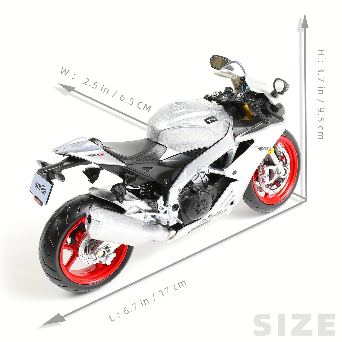 Die Cast Motorcycle Model - 1:12 Scale Realistic Metal Toy