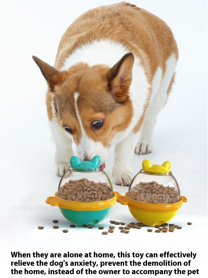 SnackTumbler™ Interactive Dog Treat Dispenser – Leakage Food Feeder Puzzle Toy