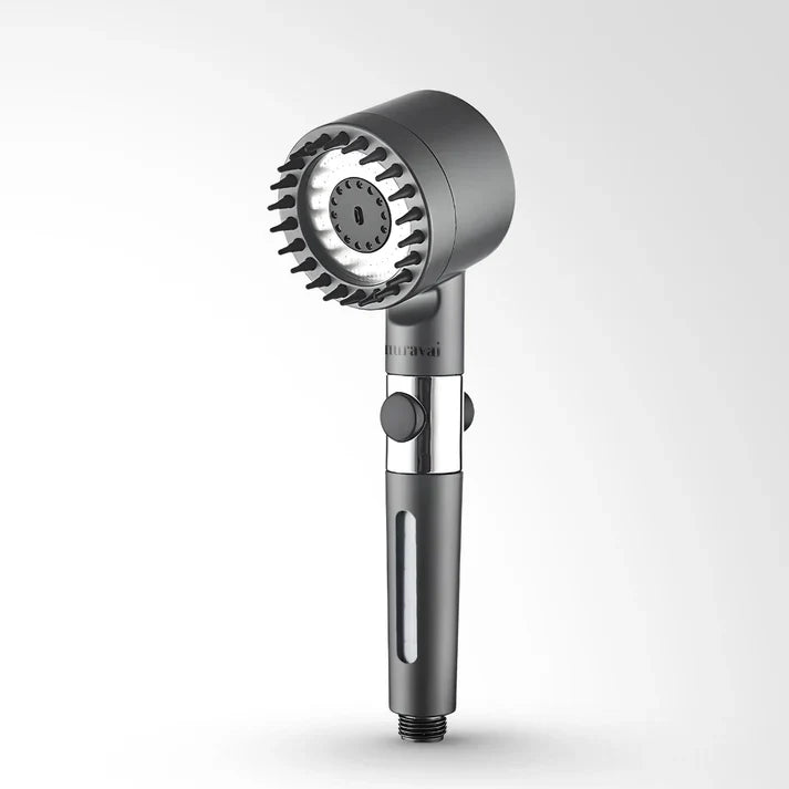 The Pure Showerhead™ - 3-Mode Adjustable High Pressurized Filter Shower Head with Massage Brush Rain Faucet - Bathroom Shower Accessories