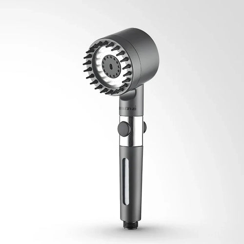 The Pure Showerhead™ - 3-Mode Adjustable High Pressurized Filter Shower Head with Massage Brush Rain Faucet - Bathroom Shower Accessories