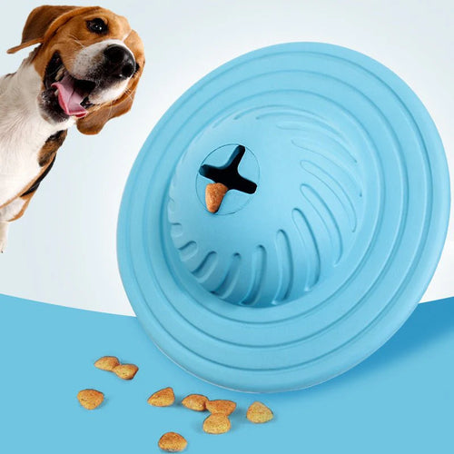 SnackSpin™ Flying Disc Dog Toy – Multi-Function Treat Dispenser & Bite-Resistant Pet Toy