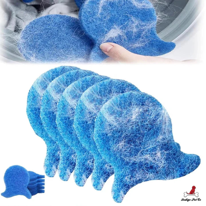 FurClean™ Laundry Pet Hair Remover – Reusable Fish-Shape Hair Catcher (6 Pack)